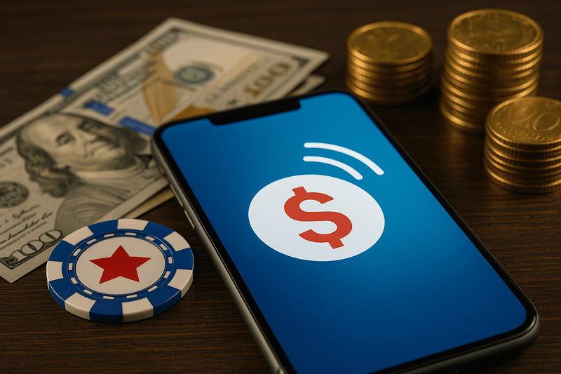 Vulkan Vegas Casino App auf Smartphone mit Echtgeld, Pokerchip und mobiler Zahlung